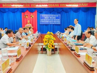 UBND huyện Châu Phú sơ kết tình hình kinh tế - xã hội 6 tháng đầu năm 2024