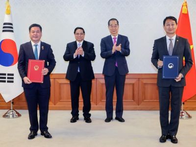 Việt Nam - Hàn Quốc đẩy mạnh hợp tác trong lĩnh vực thương mại, công nghiệp và năng lượng