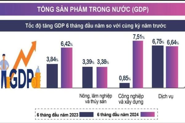 GDP tăng 6,42%, thành lập mới gần 80,5 nghìn DN