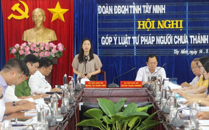 Đoàn ĐBQH tỉnh: Góp ý dự án Luật Tư pháp người chưa thành niên