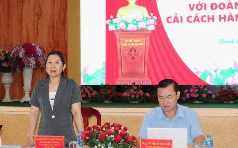 Kiểm tra công tác cải cách hành chính tại huyện Thanh Bình