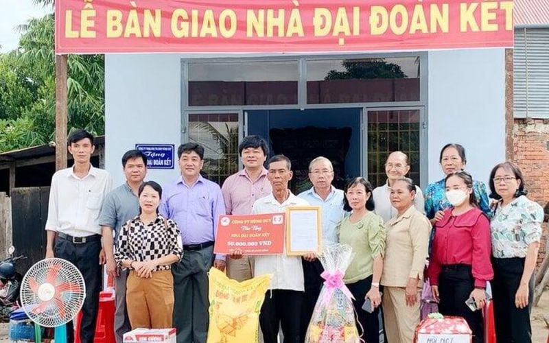 Tập đoàn Hùng Duy trao tặng nhà ở cho các hộ khó khăn tại Tây Ninh
